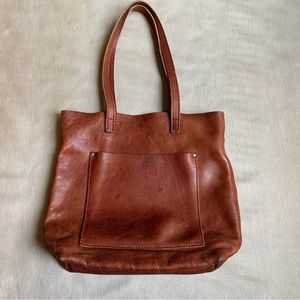 Portland Leather Goods Tote in Nutmeg